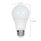 Satco 9.5W A19 LED Frosted 50K E26 Base 220 Degree Beam Angle 120V Non-Dim S29595 - alternate 2